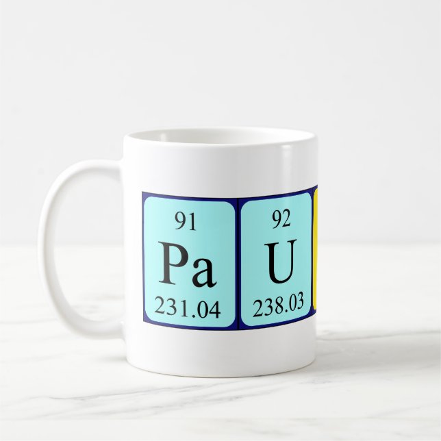 Paulino Periodenname Tasse (Links)