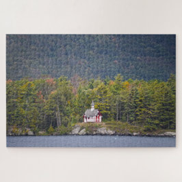 Paulist Chapel on Lake George, New York Poster Puzzle