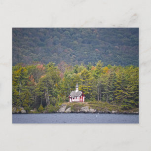 Paulist Chapel on Lake George, New York Postkarte