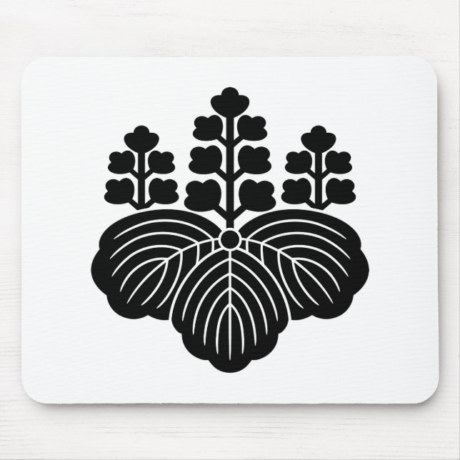 Paulownia with 5&7 blooms mousepad (Vorne)