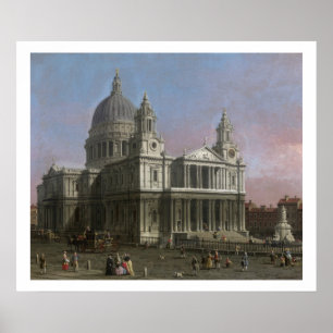 Paul's Cathedral, 1754 (Öl auf Leinwand) Poster