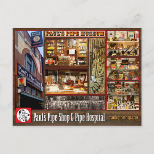 Paul's Pipe Museum Postcard Postkarte