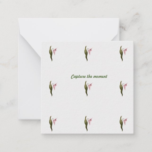 Pauschalnote Mitteilungskarte (Vorderseite)