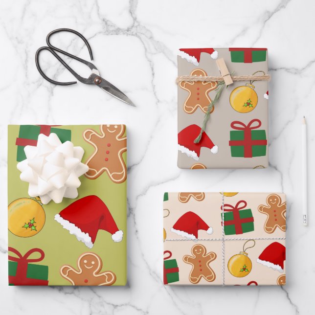 Pauschalpapier für das Geschenkpapier für Feiertag (Vorderseite)