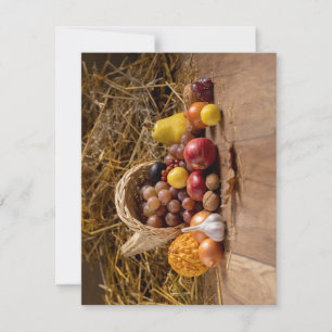 Pauschalreisekarte, Größe: 4,25" x 5,5", Papier: M Feiertagskarte