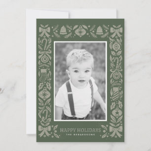 Pauschalreisekarte, Größe: 4,25" x 5,5", Papier: M Feiertagskarte