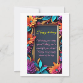 Pauschalreisekarte, Größe: 4,25" x 5,5", Papier: M Feiertagskarte