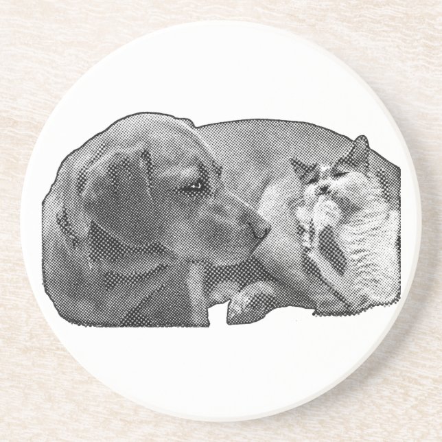 Pause, kleiner Pakt Getränkeuntersetzer (Vorne)