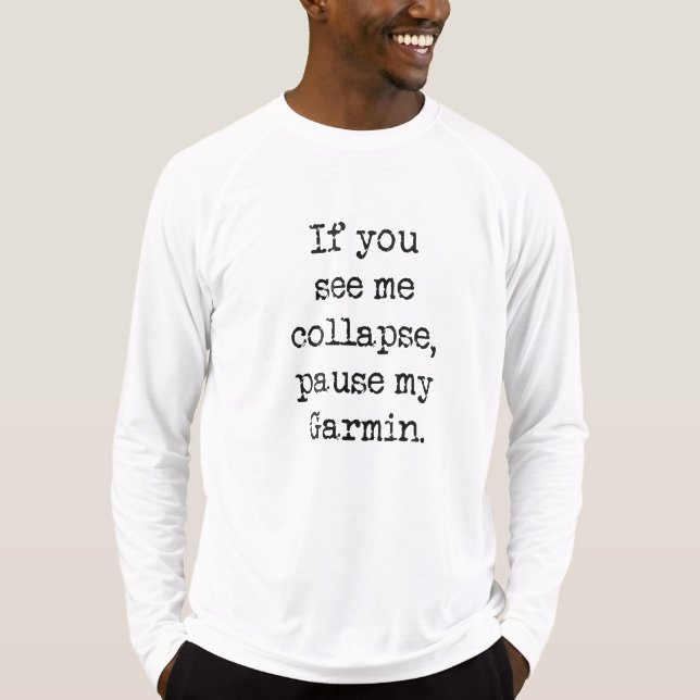 Pause Mein Garmin Shirt von Vetro Designs (Vorne)