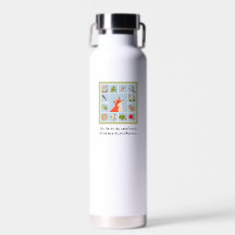 Pause Tiles Woodland Walk 22oz Water Bottle