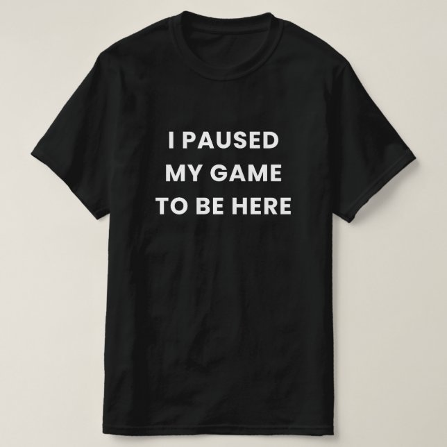 Pausen Game Mens T - Shirt (Design vorne)