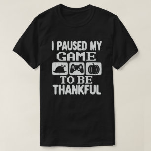 Pausen mein Spiel Glücklicherweise Video Gamer Ern T-Shirt