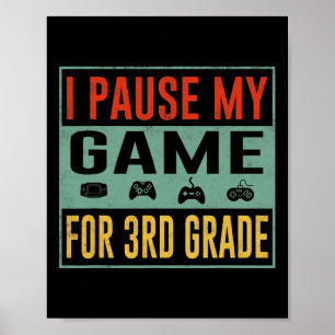 Pausiere mein Spiel für einen Schüler der 3. Klass Poster
