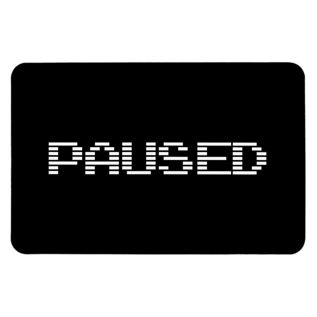 PAUSIERT MAGNET (Horizontal)