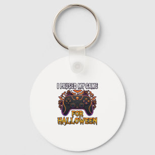 Pausiertes Spiel Halloween Controller Fledermäuse  Schlüsselanhänger