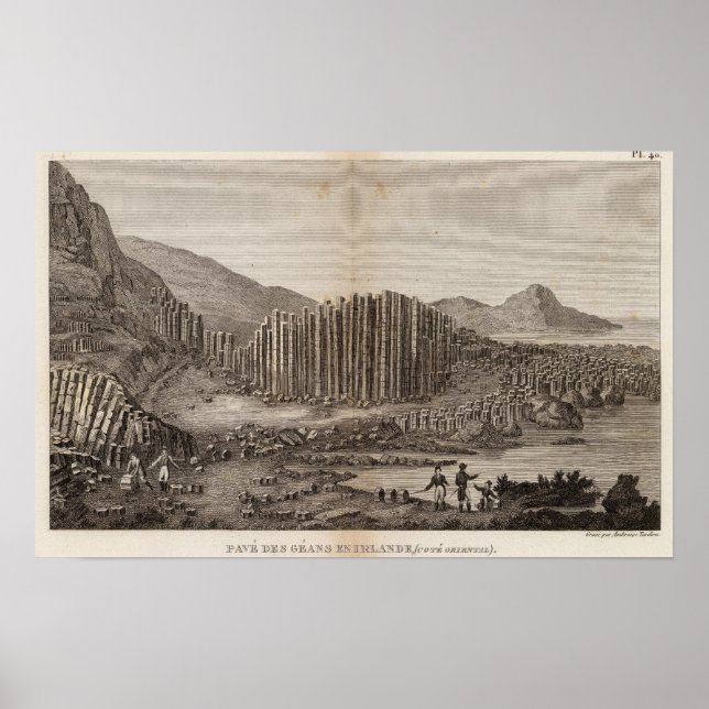 Pave des Geans en Irlande Poster (Vorne)