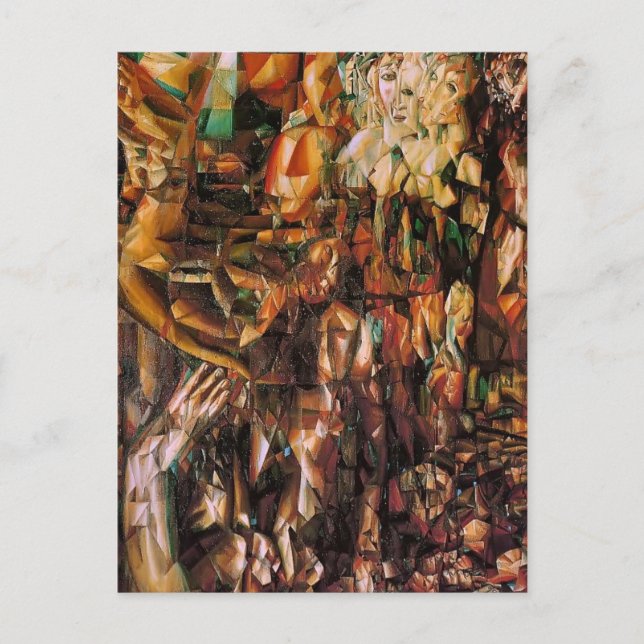 Pavel Filonov: Ein Paar Postkarte (Vorderseite)