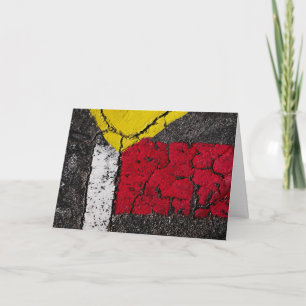 Pavement Paint Art - Cool - Unique Feiertagskarte