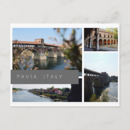 Pavía, Italien Postkarte