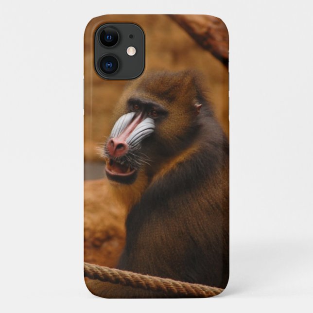 Pavian/Baboon Case-Mate iPhone Hülle (Rückseite)
