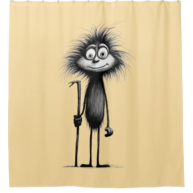 Pavian baboon duschvorhang (Vorderseite)