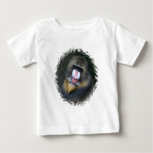 Pavian-Gesichts-Säuglings-Strampler Baby T-shirt
