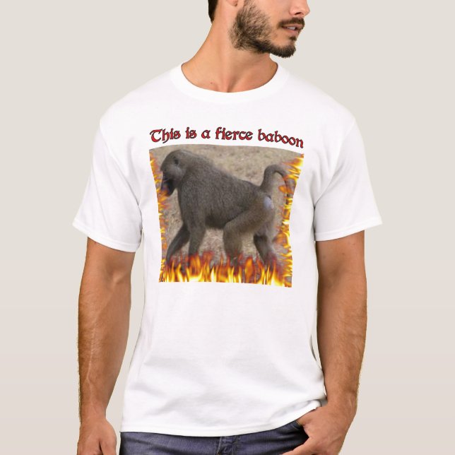 Pavian-Shirt T-Shirt (Vorderseite)