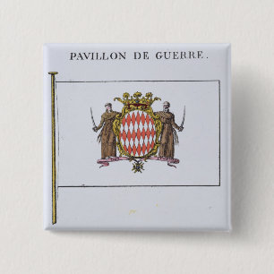 Pavillon de Guerre, Detail von den Flaggen von Button