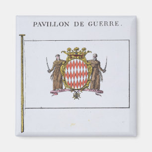 Pavillon de Guerre, Detail von den Flaggen von Magnet