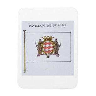 Pavillon de Guerre, Detail von den Flaggen von Magnet