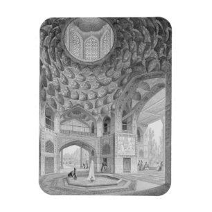 Pavillon der acht Paradiese, in Isfahan, von Magnet