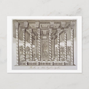 Pavillon im Königlichen Palast in Isfahan, aus "Vo Postkarte