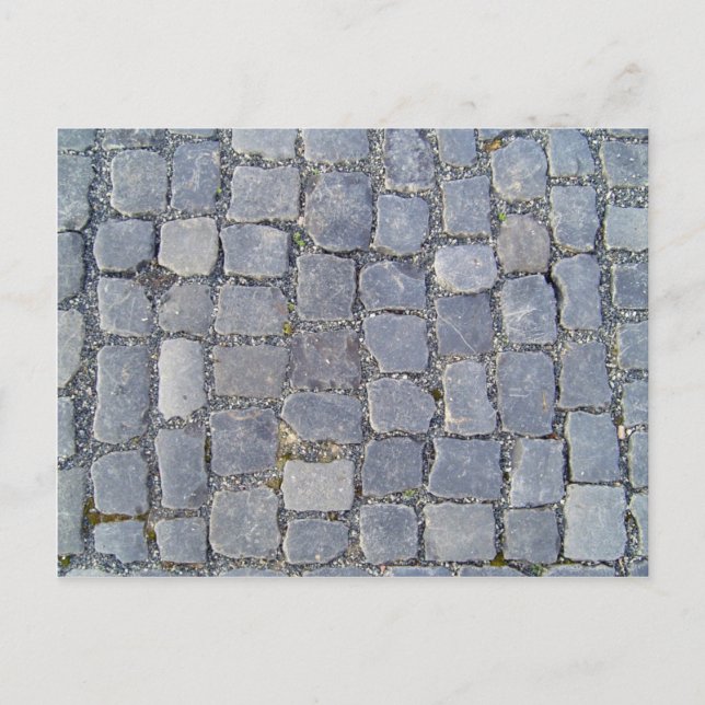 Paving Stones Textur Postkarte (Vorderseite)