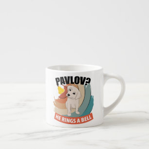 Pavlov, er rennt eine Glocke - Pavlovs Hund Espressotasse