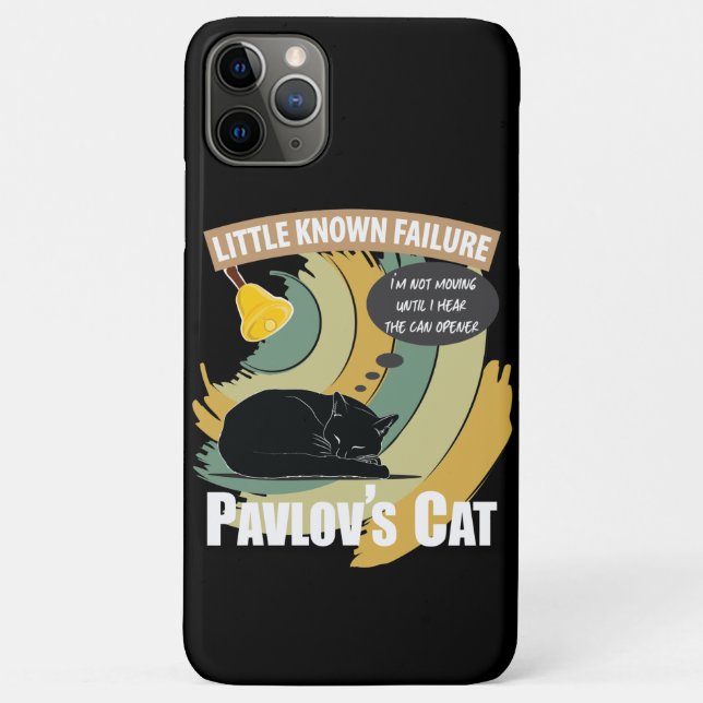 Pavlov's Cat - Funny Psychology Case-Mate iPhone Hülle (Rückseite)