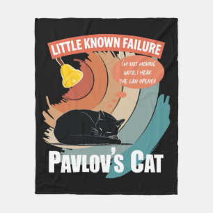 Pavlov's Cat - Funny Psychology Fleecedecke