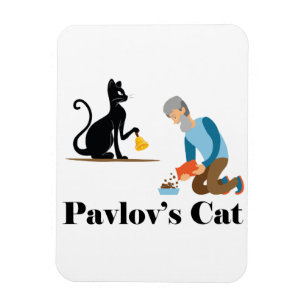 Pavlov's Cat Funny Psychology Magnet