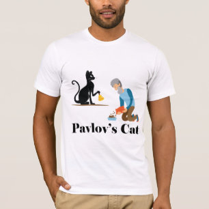 Pavlov's Cat Funny Psychology T-Shirt