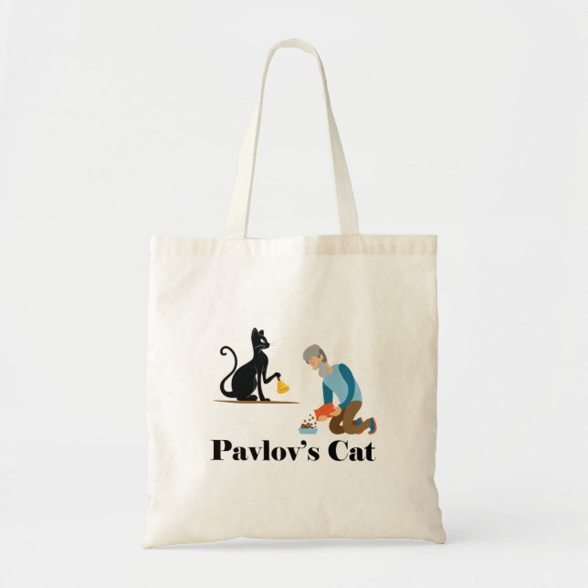 Pavlov's Cat Funny Psychology Tragetasche (Vorne)