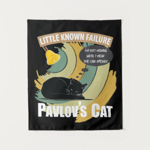 Pavlov's Cat - Funny Psychology Wandteppich