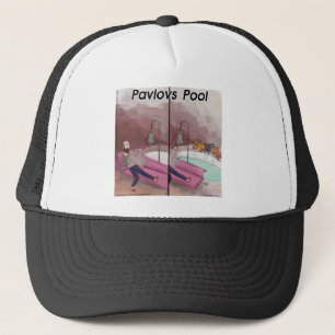 Pavlov's Pool Funny Cartoon Truckerkappe