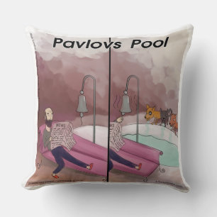 Pavlovs Pool Lustige Psychologie Baumwoll-Kissenhü Kissen