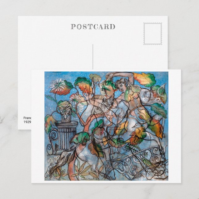 Pavonia | Francis Picabia | Postkarte (Vorne/Hinten)