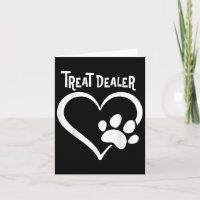 Paw Design Shirt Leckerei Händler Hund Lover Herzp