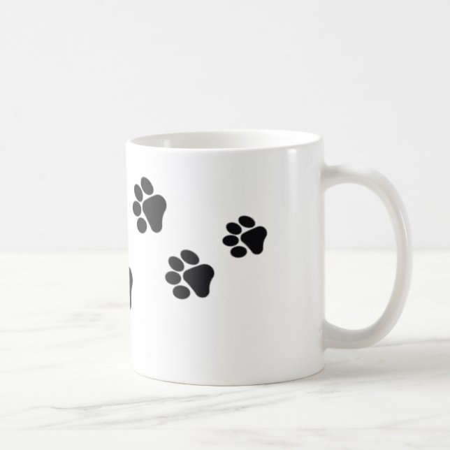 Paw-Druck Tasse (Rechts)