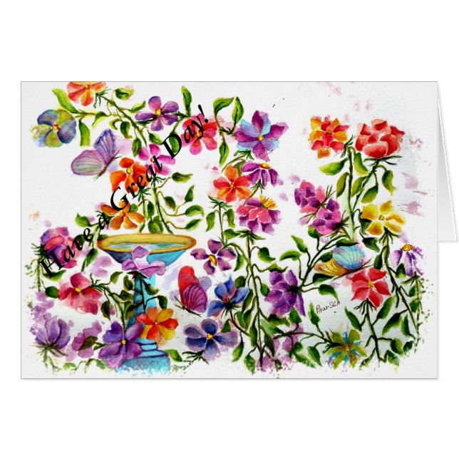 PAW DRUCKT BIRD BAD (Vorderseite (Horizontal))