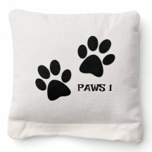 Paw druckt Design Cornhole Bean Bags