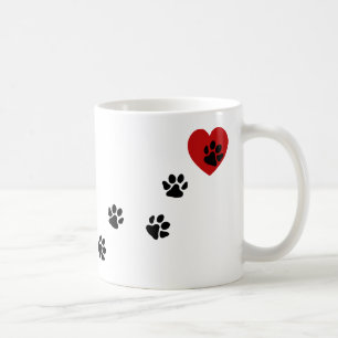 Paw druckt mir ins Herz Kaffeetasse