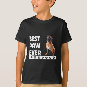Paw Ever Boxer Bulldog Vater Väter Tag Hundeliebha T-Shirt