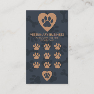Paw Heart Pet Veterinary Treuekarte